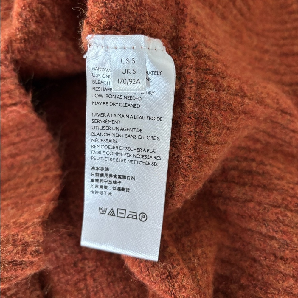 FREE PEOPLE Eucalyptus Oversized Cardigan In Mustard size S - Picture 8 of 16